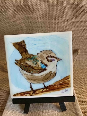 Single Coaster Little Brown Bird