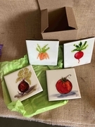 Coaster Set Vegetables