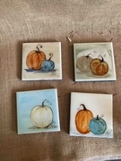 Coaster Set Pumpkins